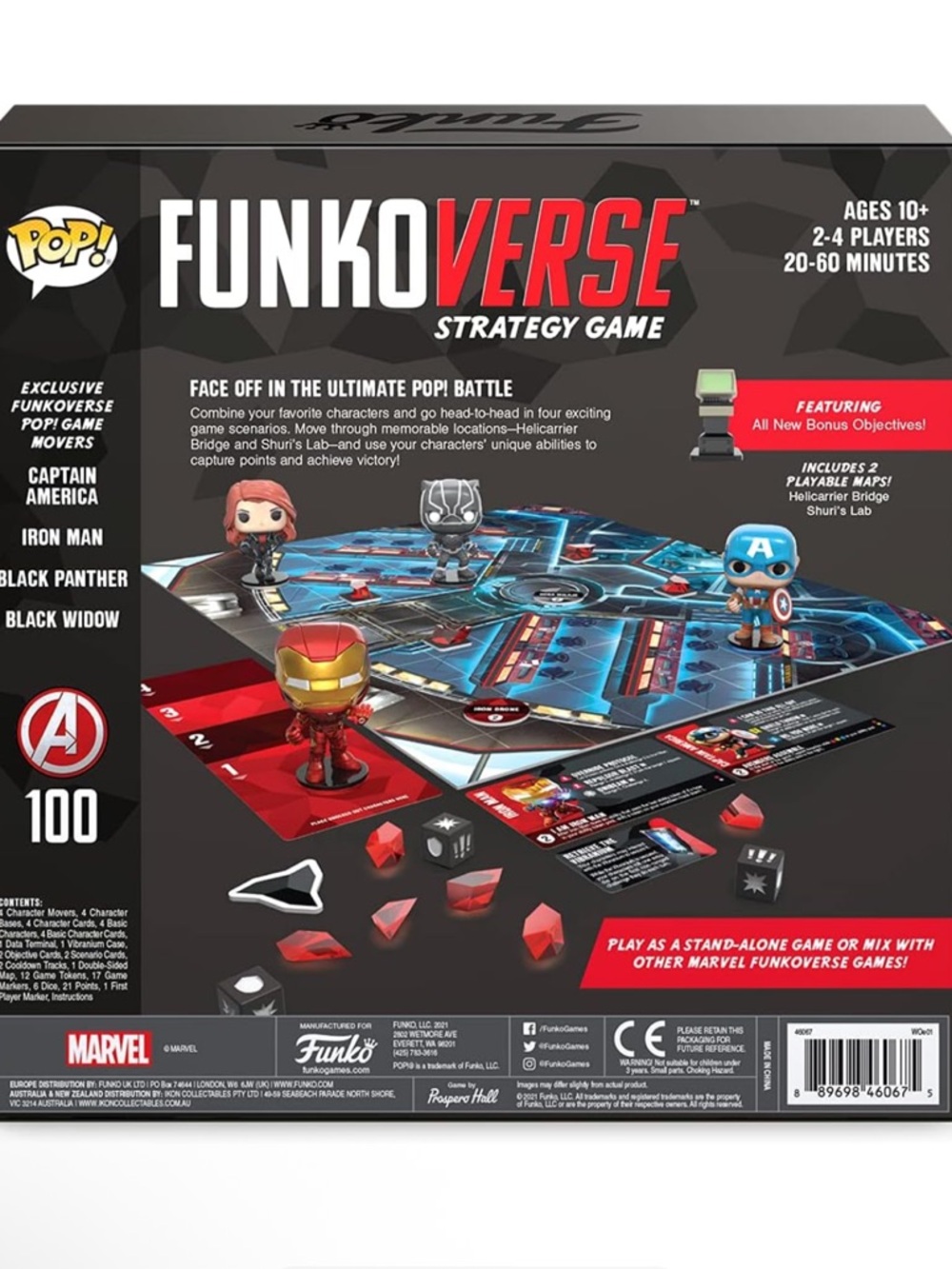 Funko Pop! Funkoverse Marvel Strategy Board Game - EUC - Picture 2 of 7